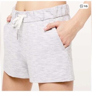 lululemon athletica Light Gray Women's Shorts